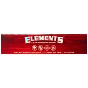 Elements Red Papers - Kingsize Slim