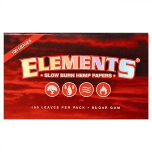 Elements Red Papers - Single Wide Double