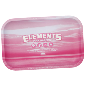 Elements Pink Metal Rolling Tray - Small