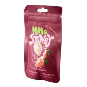 HHC Gummies Strawberry 250mg - 50mg x 5pcs