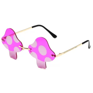 Mushroom Glasses Fuschia