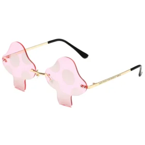 Mushroom Glasses Pink