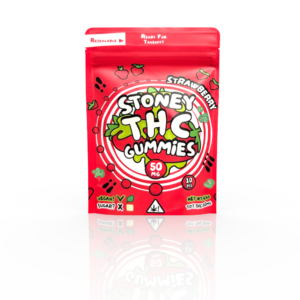 Stoney THC Gummies Strawberry 0,2% – 10 Stuks