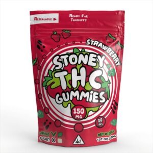 Stoney THC Gummies Strawberry 0,2% - 30 Stuks